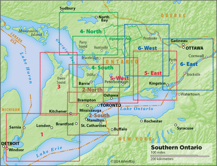 Regions Key Map